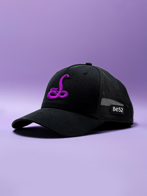 Be52 Be52 Snake prémium baseball sapka fekete/ibolya