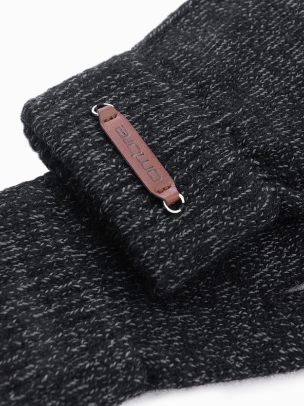 Ombre Clothing Férfi kötött kesztyű gyapjúval Ombre ruházat