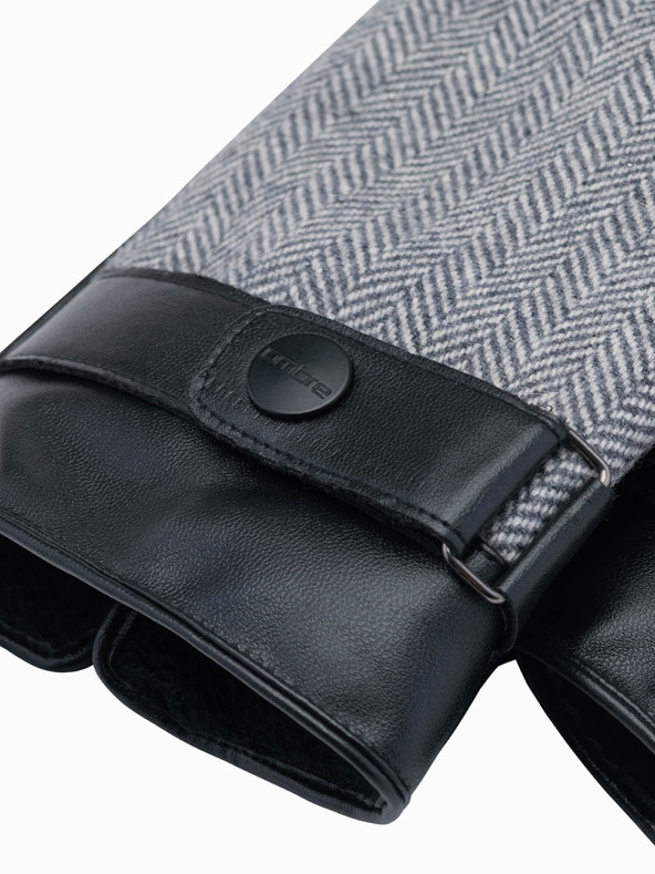 Ombre Clothing Férfi elegáns gyapjúkeverék kesztyű Ombre Ruházat