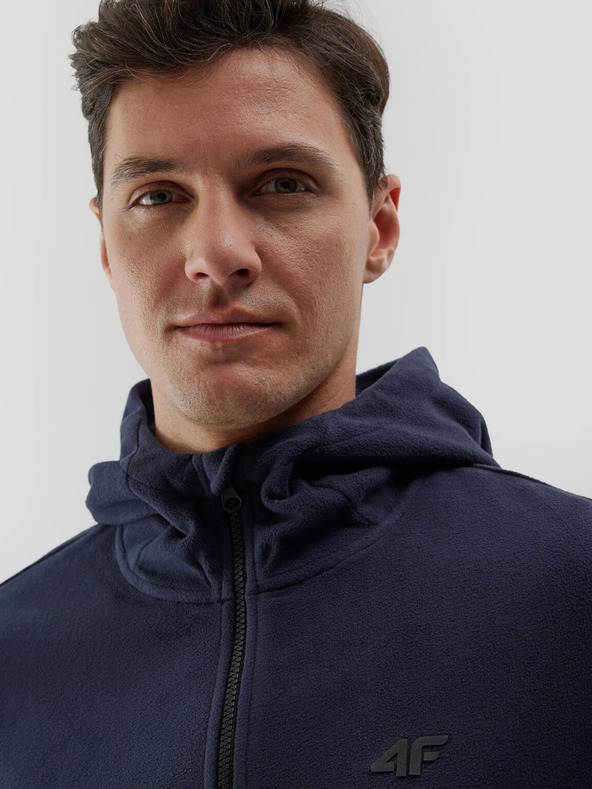 4F Férfi normál kapucnis fleece 4F