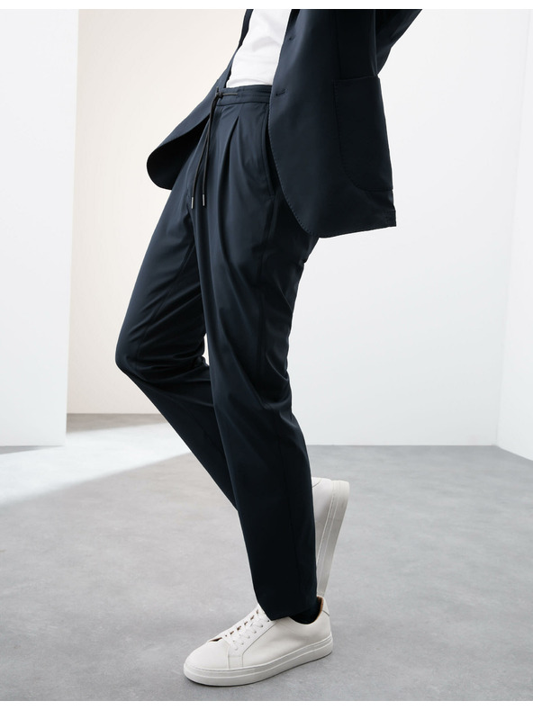 Marks & Spencer Utazásra alkalmas öltönynadrág Marks & Spencer tengerészkék