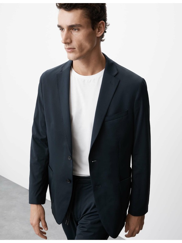 Marks & Spencer Utazáshoz alkalmas, enyhén szabott zakó Marks & Spencer tengerészkék