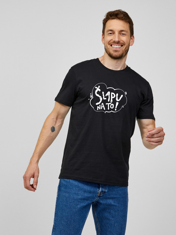 ZOOT.Original Fekete ZOOT.Original Férfi póló Ráléptem