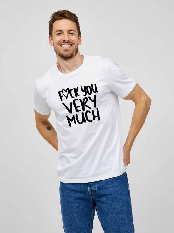 ZOOT.Original Fehér férfi póló Zoot Original Zoot Original Fuck you very much