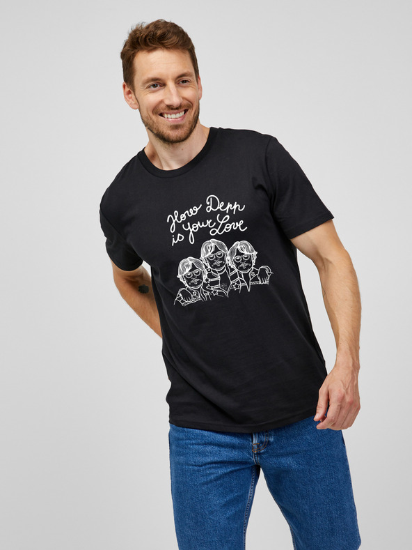 ZOOT.Original Fekete férfi Zoot eredeti póló Depp szerelem