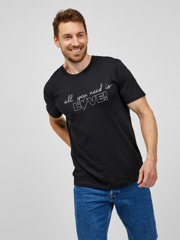 ZOOT.Original Fekete férfi póló Zoot Original All you need is love