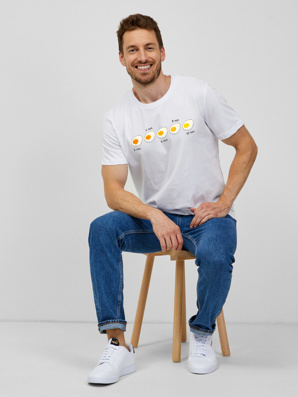 ZOOT.Original Fehér ZOOT.Original Vejce časovka férfi póló