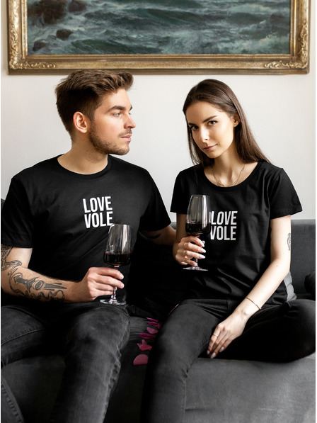 ZOOT.Original Férfi fekete póló ZOOT Original Love Vole