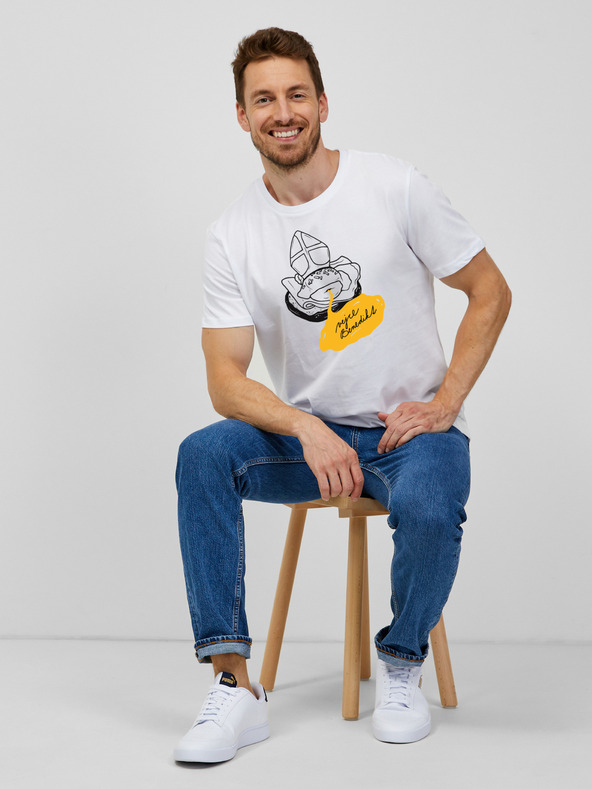 ZOOT.Original Fehér ZOOT.Original Vejce Benedikt férfi póló