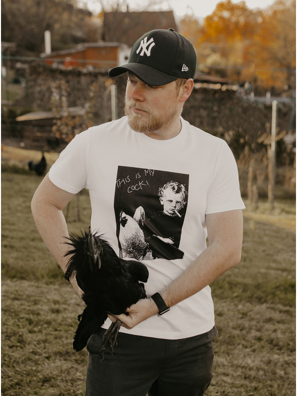 ZOOT.Original Fehér férfi ZOOT Original This Is My Cock póló