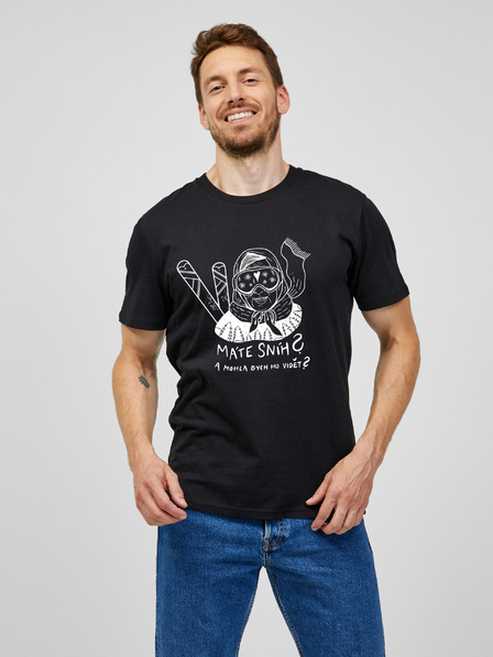 ZOOT.Original Fekete férfi Zoot eredeti póló Van hó?