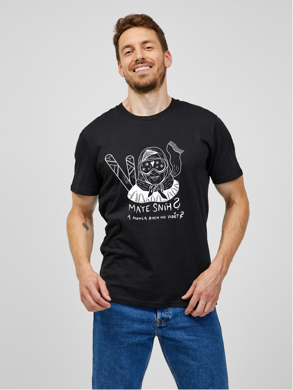 ZOOT.Original Fekete férfi Zoot eredeti póló Van hó?