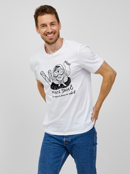 ZOOT.Original Fehér Férfi Zoot eredeti póló Van-e hó