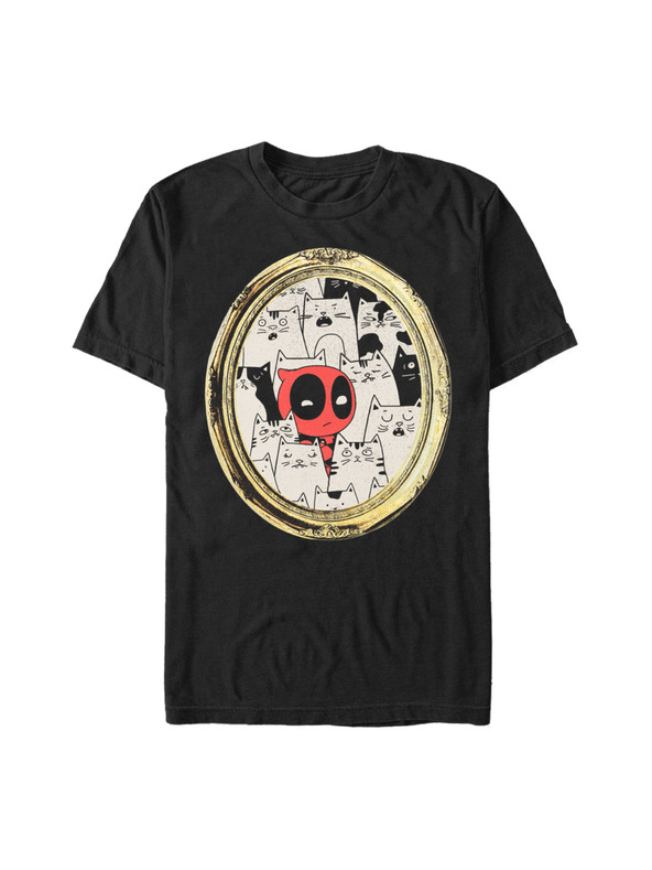 ZOOT.Fan Fekete póló Marvel Macskák uralnak mindent körülöttem