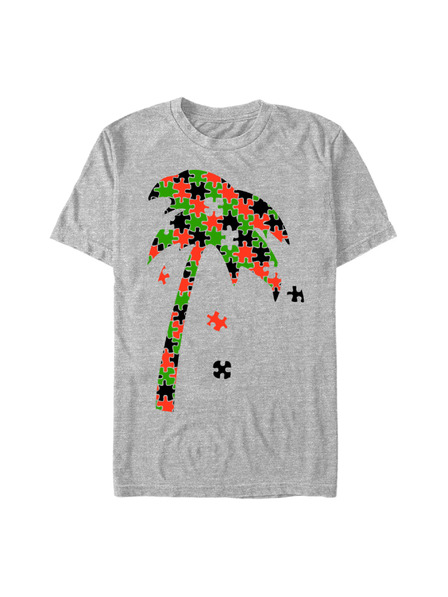 ZOOT.Fan Trainer Spotter Jigsaw melírozott szürke póló