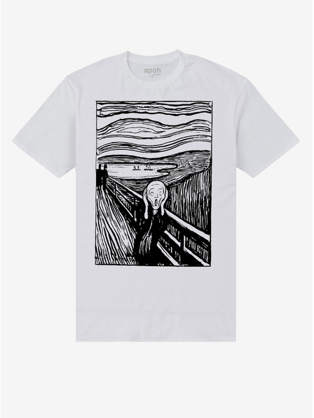 ZOOT.Fan Fehér póló apoh London apoh Munch Lino