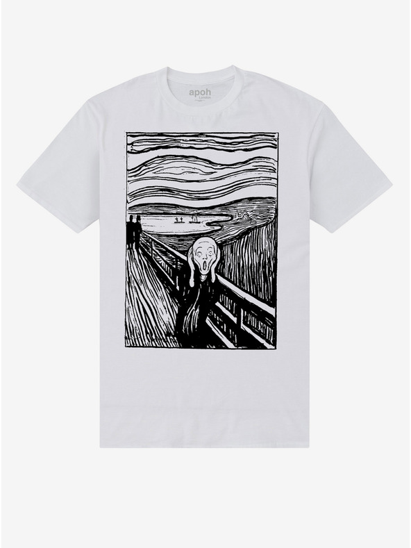 ZOOT.Fan Fehér póló apoh London apoh Munch Lino