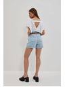 Moodo Világoskék női farmer rövidnadrág Moodo