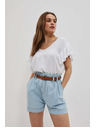 Moodo Világoskék női farmer rövidnadrág Moodo