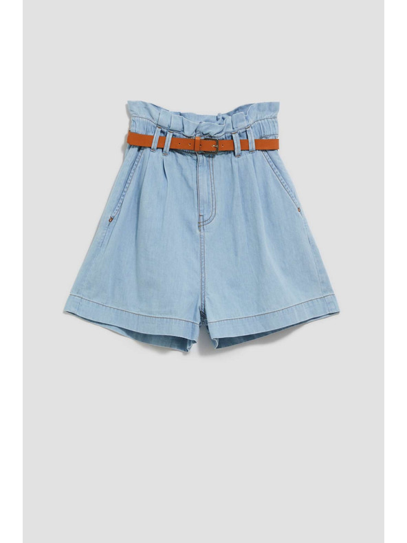 Moodo Világoskék női farmer rövidnadrág Moodo