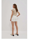 Moodo Fehér női rövidnadrág Moodo