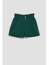 Moodo Sötétzöld női rövidnadrág Moodo