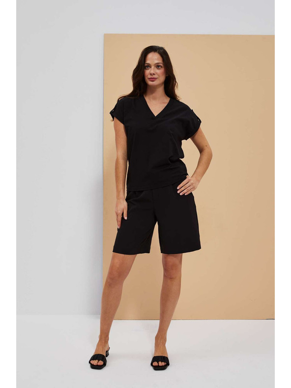 Moodo Fekete női Moodo rövidnadrág