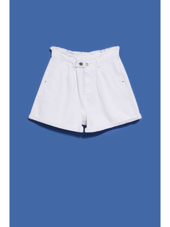 Moodo Fehér női rövidnadrág Moodo