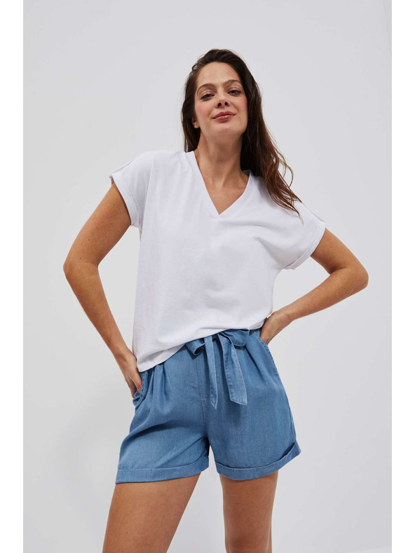 Moodo Kék női farmer rövidnadrág Moodo