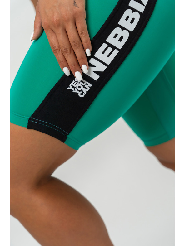 Nebbia Magas derekú kerékpáros rövidnadrág ICONIC 238 XS,zöld