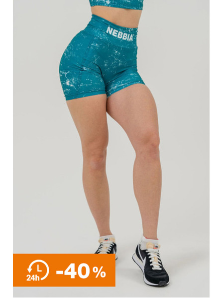 Nebbia Magas derekú leggings rövidnadrág 5" HAMMIES 615 XS,zöld