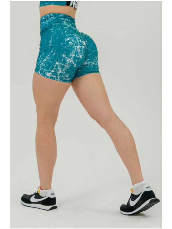 Nebbia Magas derekú leggings rövidnadrág 5" HAMMIES 615 XS,zöld