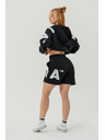 Nebbia Melegítő rövidnadrág 6" MUSCLE MOMMY 624 XS, fekete