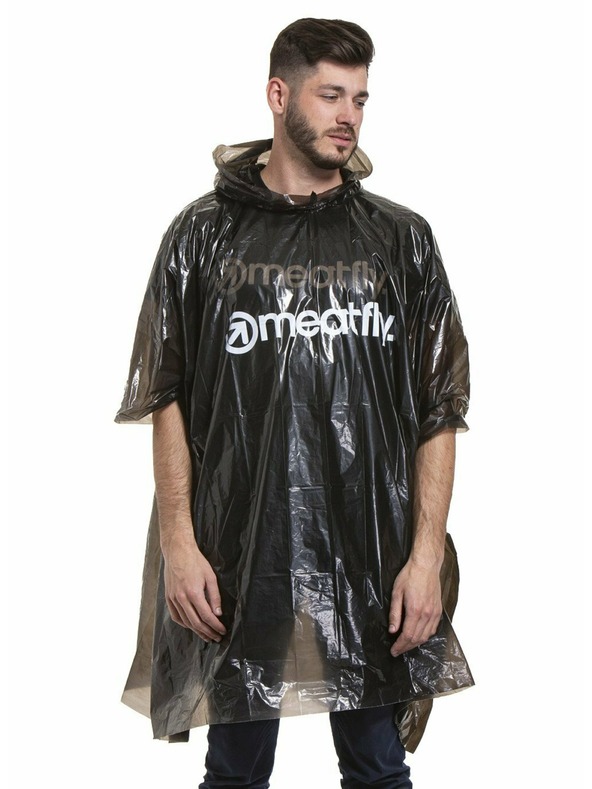 Meatfly Meatfly esőkabát - poncsó Rainmann A | Fekete | Méret