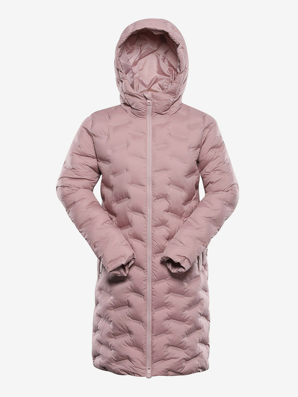 ALPINE PRO Női kabát csuklós impregnálással ALPINE PRO AWEDA pink