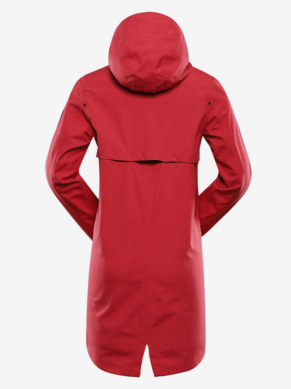 ALPINE PRO Piros női vízálló kabát PTX membránnal Alpine Pro PERFETA