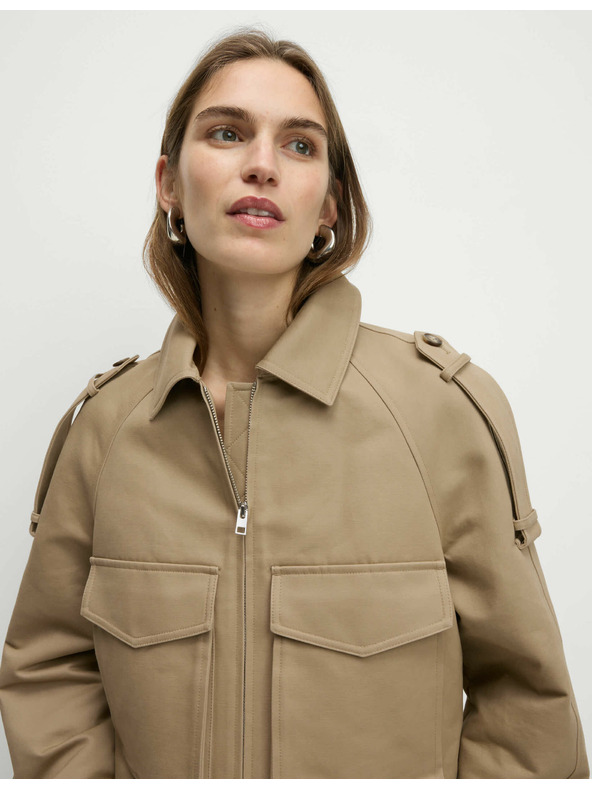 Marks & Spencer Funkcionális Trucker stílusú dzseki 100% pamutból Marks & Spencer krém