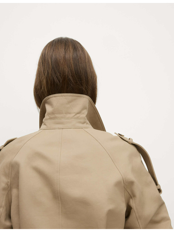 Marks & Spencer Funkcionális Trucker stílusú dzseki 100% pamutból Marks & Spencer krém