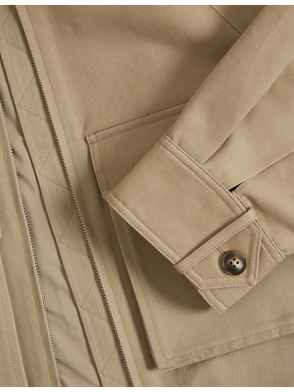 Marks & Spencer Funkcionális Trucker stílusú dzseki 100% pamutból Marks & Spencer krém