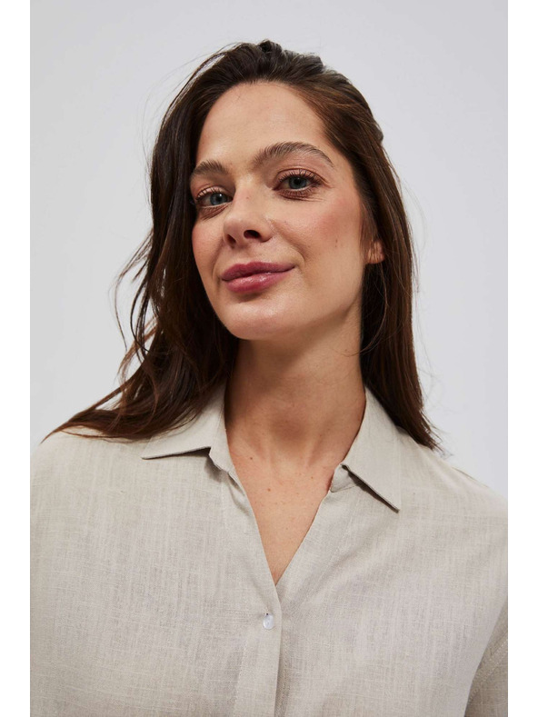 Moodo Bézs női ing Moodo