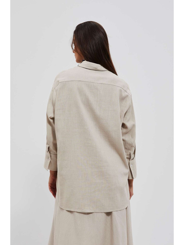 Moodo Bézs női ing Moodo