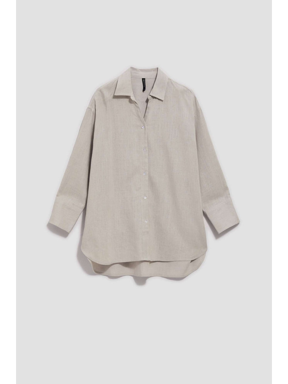 Moodo Bézs női ing Moodo