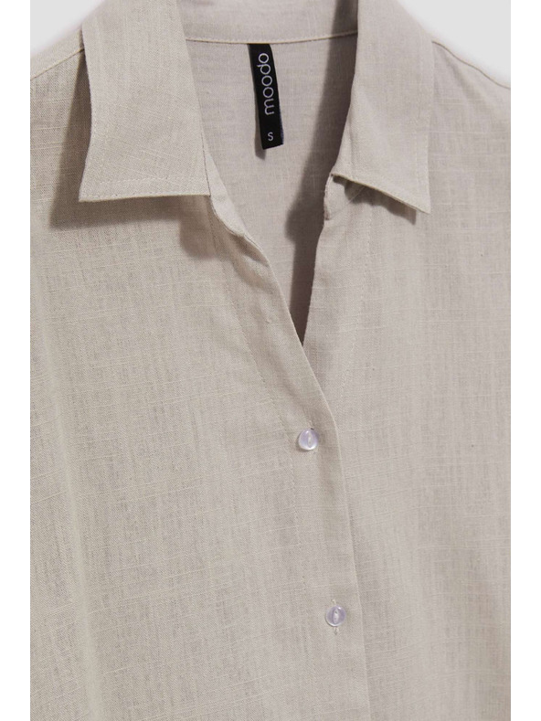 Moodo Bézs női ing Moodo