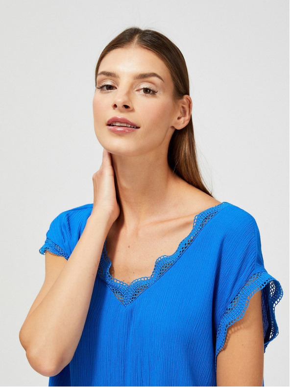 Moodo Kék női blúz Moodo