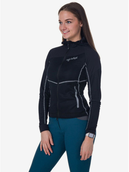 Kilpi Fekete női funkcionális sportpulóver Kilpi MEMPHIS-W