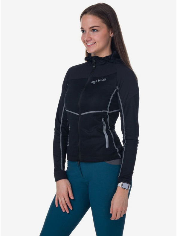 Kilpi Fekete női funkcionális sportpulóver Kilpi MEMPHIS-W