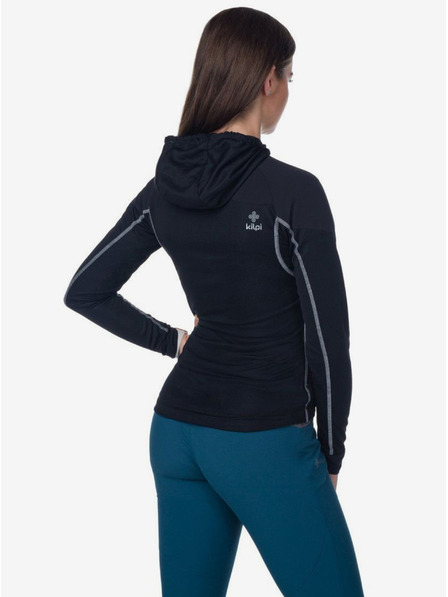 Kilpi Fekete női funkcionális sportpulóver Kilpi MEMPHIS-W