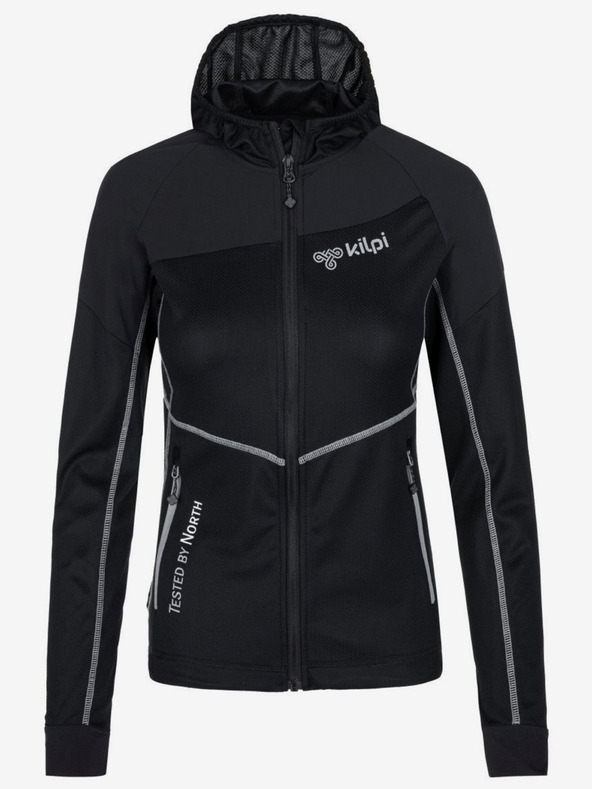 Kilpi Fekete női funkcionális sportpulóver Kilpi MEMPHIS-W