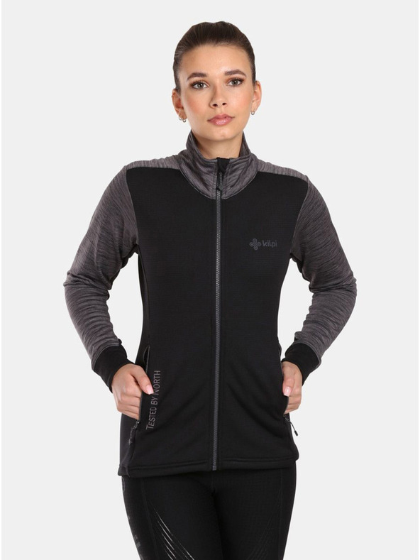 Kilpi Fekete női sport funkcionális sport pulóver Kilpi SIREN-W