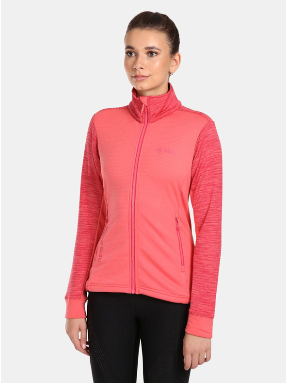Kilpi Rózsaszín női sport funkcionális melegítő pulóver KILPI SIREN-W